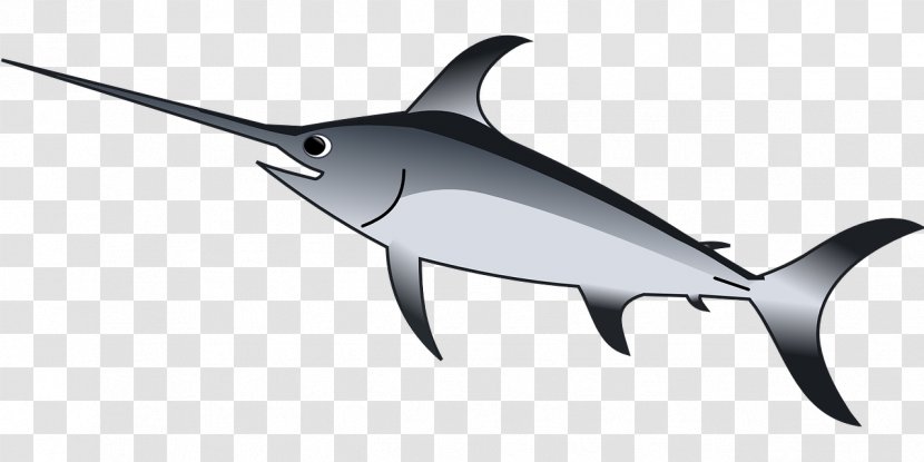 Swordfish Royalty-free Clip Art - Fish - Gray Transparent PNG