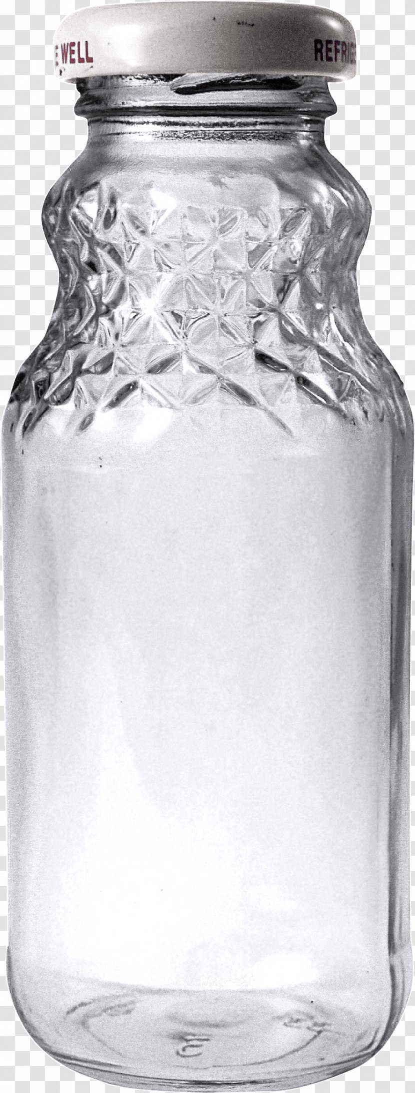 Glass Bottle Clip Art - Cow S Milk - Empty Image Transparent PNG