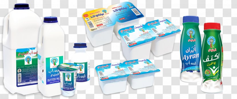 Milk Plastic Dairy Products Water - Brand - Yogurt Transparent PNG