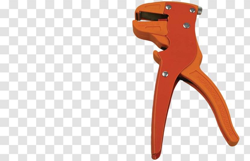 Pliers Wire Stripper Knife Tool Utility Knives - Orange Transparent PNG