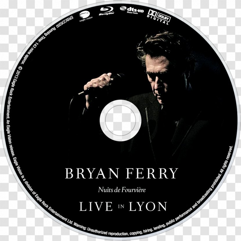 Live In Lyon STXE6FIN GR EUR Blu-ray Disc DVD Nuits De Fourvière - Bryan Ferry - House Transparent PNG