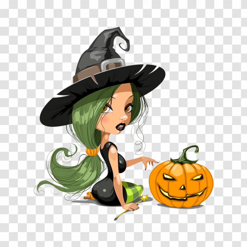 Halloween Witchcraft Clip Art - Produce - Cartoon Transparent PNG