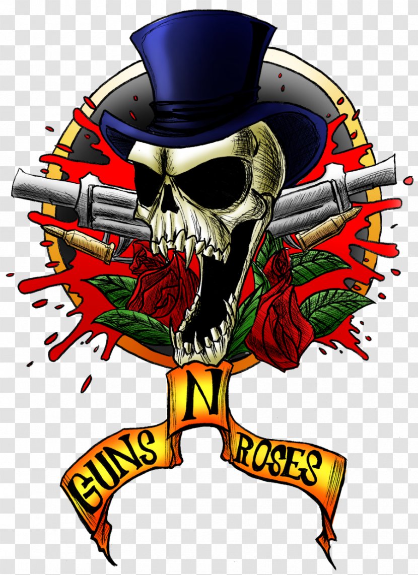 Guns N' Roses Greatest Hits Drawing DeviantArt T-shirt - Bone Transparent PNG