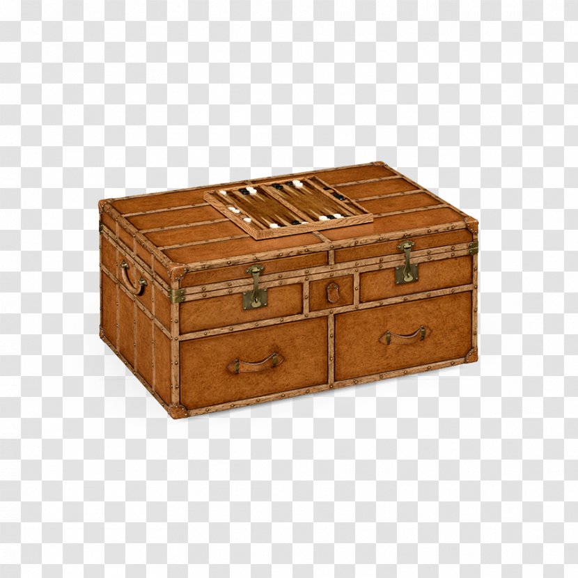 Furniture Wood Drawer Trunk Coffee - Silhouette - Travel Trunks Transparent PNG