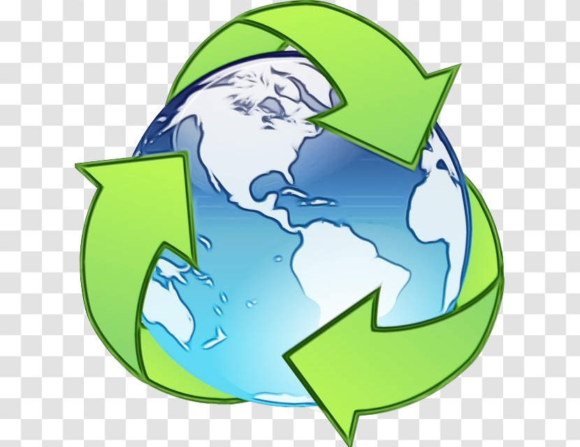 Watercolor Natural - Paint - Globe Logo Transparent PNG