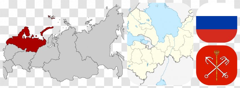 European Russia Central Federal District World Map - Mercator Projection Transparent PNG
