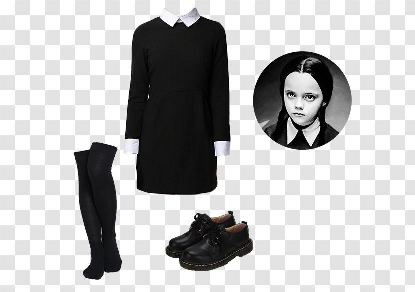 Wednesday Addams The Family Formal Wear Fashion Clothing - Tree - Morticia Transparent PNG