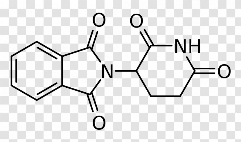 Thalidomide Pharmaceutical Drug Lenalidomide Structure - Watercolor - Anticancer Transparent PNG