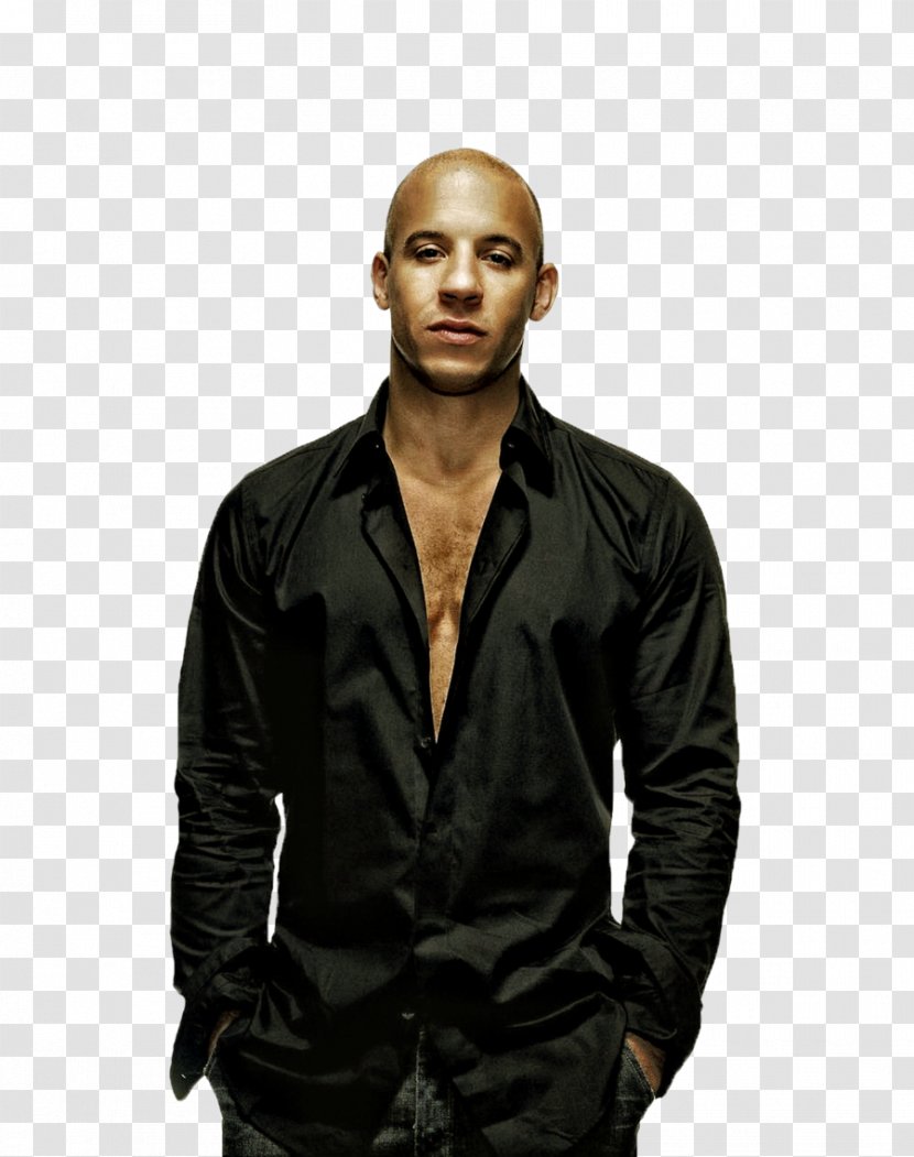 Vin Diesel Fast & Furious Actor - Film Director - Transparent Background Transparent PNG
