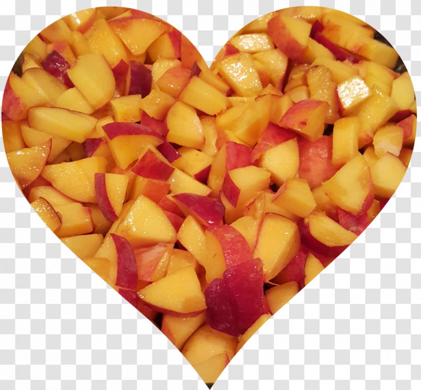 Fruit - Food - Peach Heart Transparent PNG