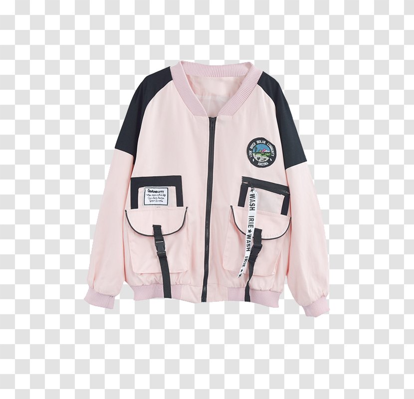 Baseball Uniform Coat - Sleeve - Pink Transparent PNG