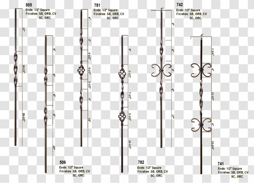 Piedmont StairWorks Baluster Stairs Wrought Iron Company Transparent PNG