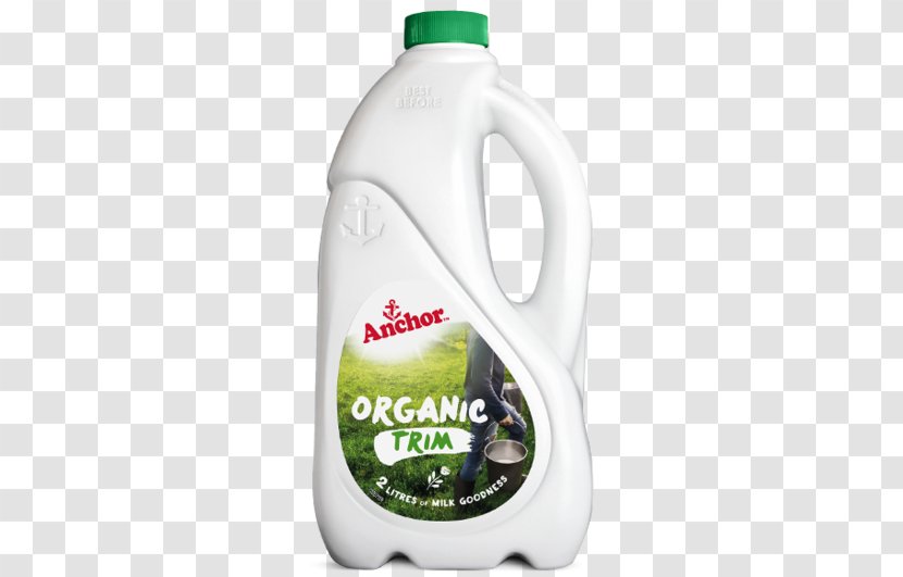 Milk New Zealand Organic Food Anchor Fonterra - Bottle Transparent PNG