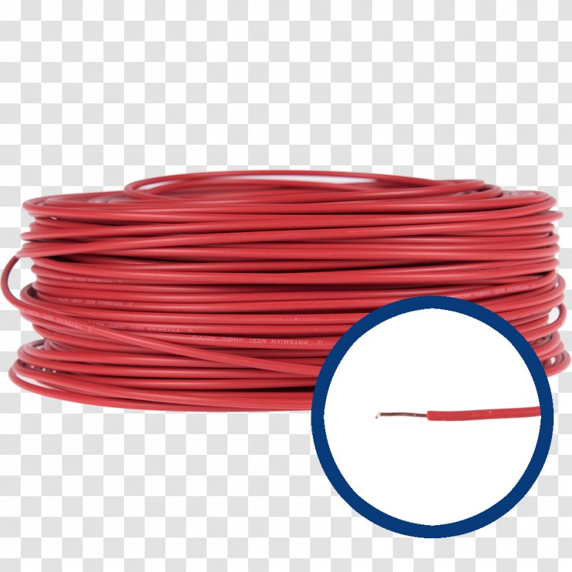 Wire Electrical Cable RED.M - Red - Arabesque Transparent PNG