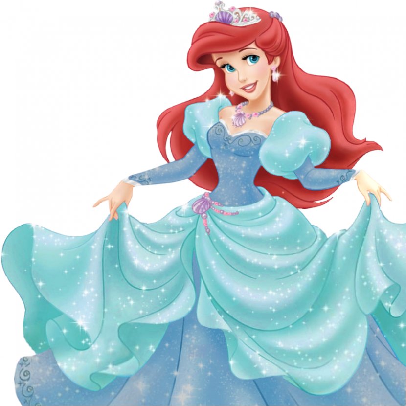 Ariel Rapunzel Cinderella Princess Aurora Belle - Mermaid Transparent PNG