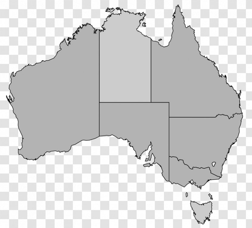 Australia Map - Geography Transparent PNG