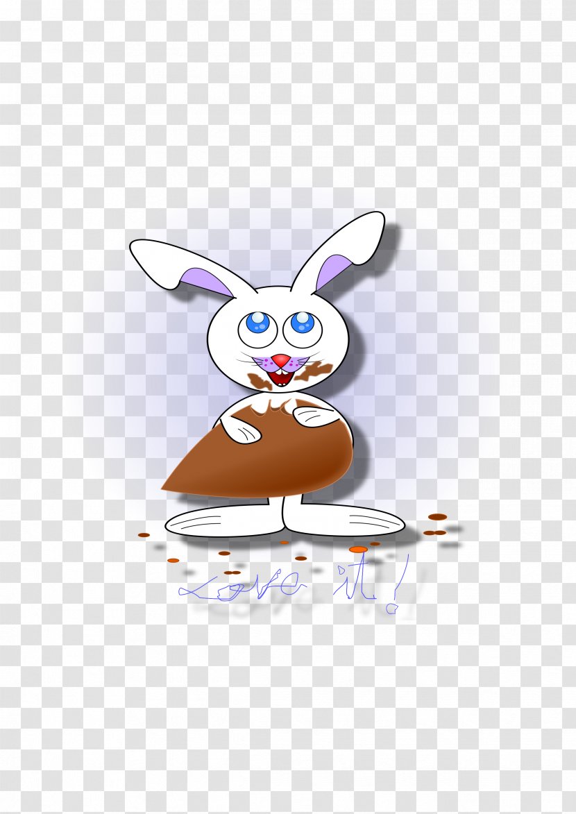 Easter Bunny Hare Rabbit - Inkscape Transparent PNG