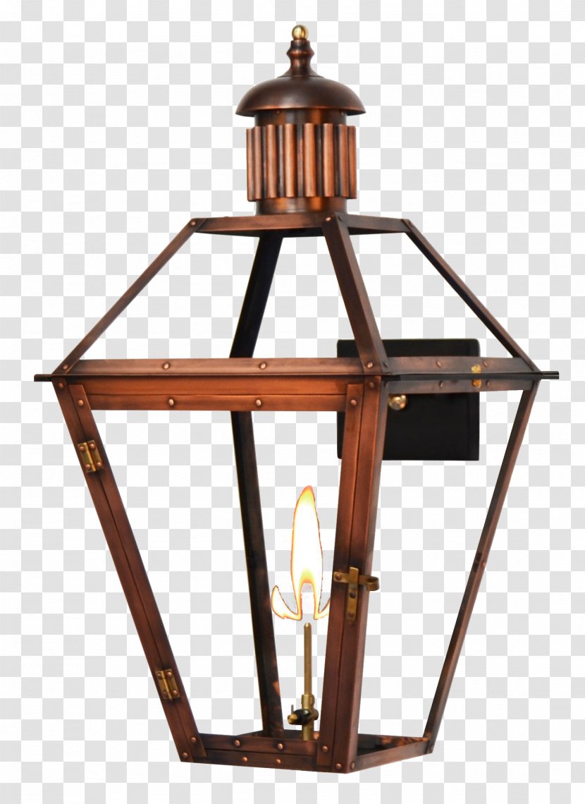 French Quarter Gas Lighting Lantern Sconce - Lamp - Light Transparent PNG