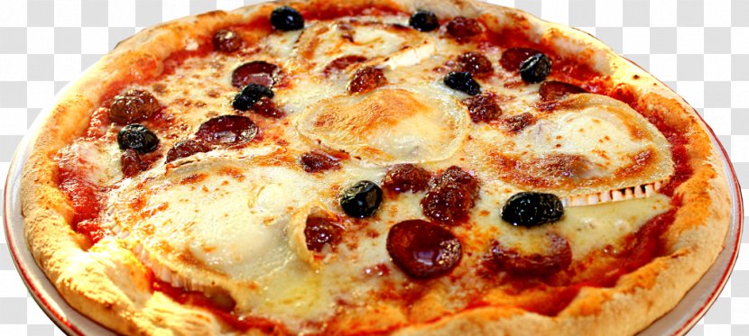 Sicilian Pizza California-style Quiche Goat Cheese - Pepperoni - PIZZA MERGUEZ Transparent PNG
