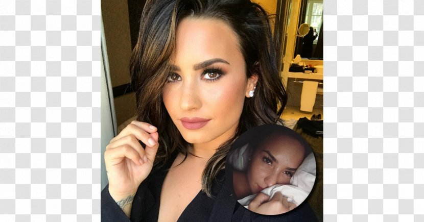 Demi Lovato Hairstyle Hair Loss Blond - Silhouette Transparent PNG