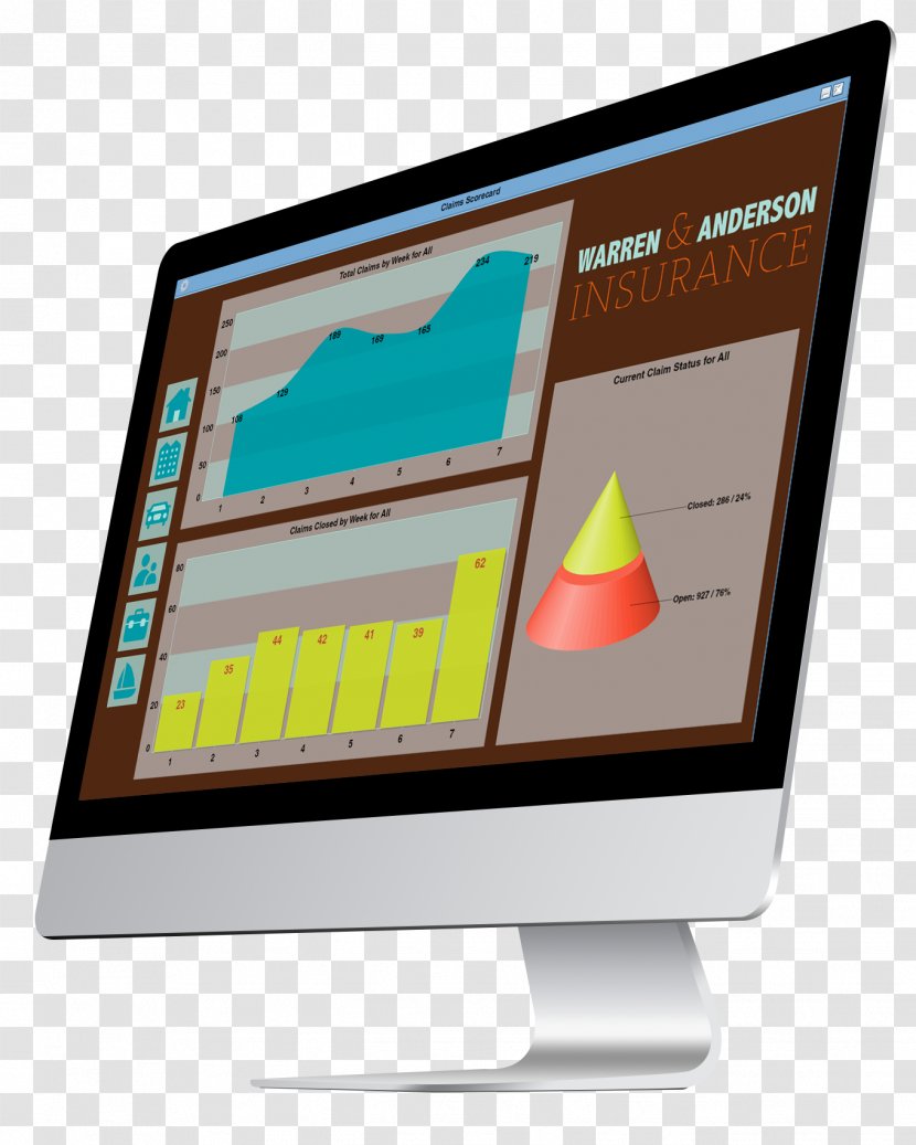 Computer Monitors Dashboard Performance Indicator Diagram - Output Device - Scorecard Transparent PNG