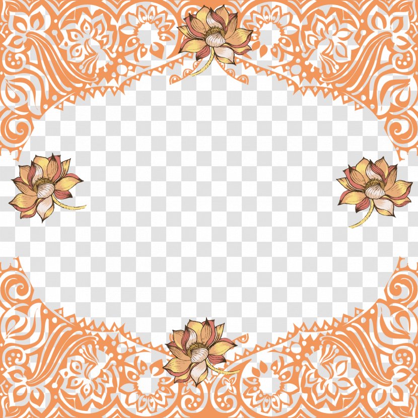 Silhouette - Search Engine - Lotus And Borders Transparent PNG