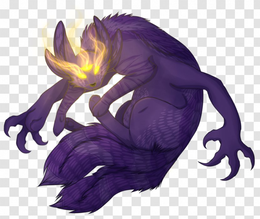 Purple Dragon Violet - Mythical Creature - Parsley Transparent PNG