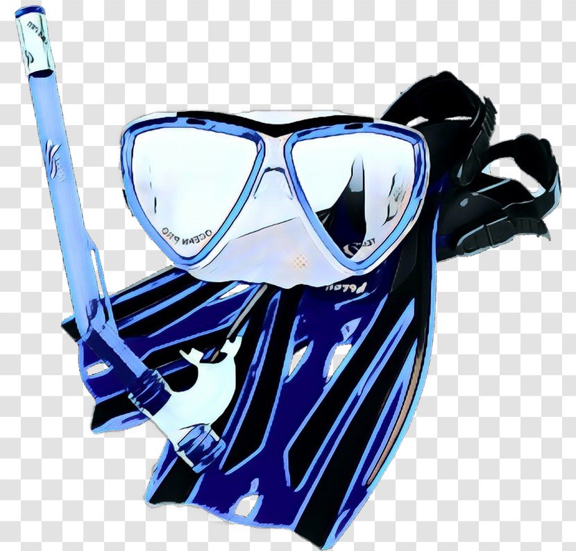 Cartoon Sunglasses - Helmet - Electric Blue Sports Equipment Transparent PNG