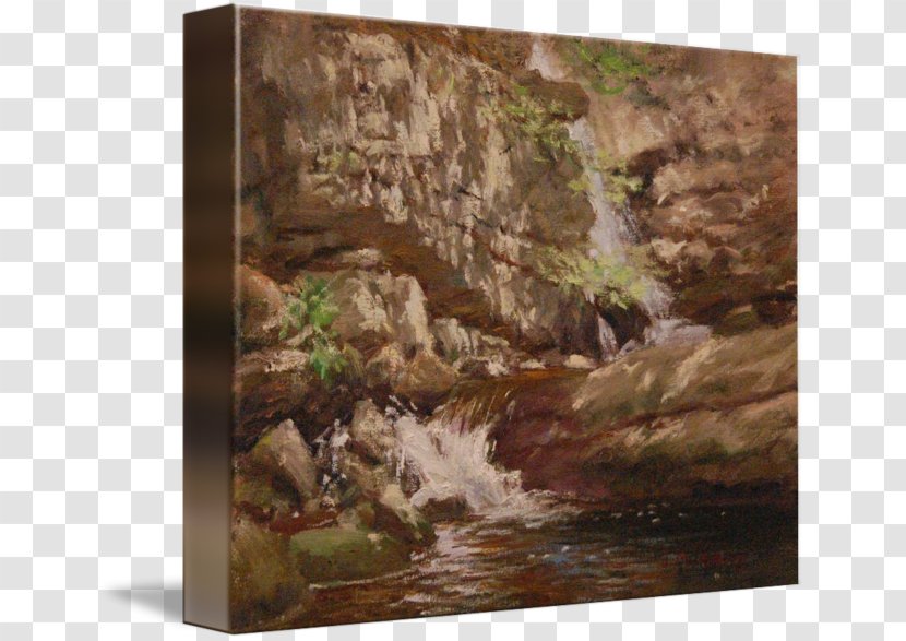 Water Resources River Painting Waterfall - Formation Transparent PNG