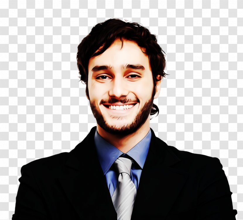 White-collar Worker Chin Forehead Smile Businessperson - Gentleman Suit Transparent PNG