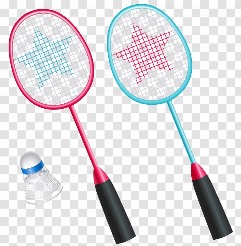 Badminton Racket Shuttlecock Icon - Rackets With Vector Clipart Transparent PNG