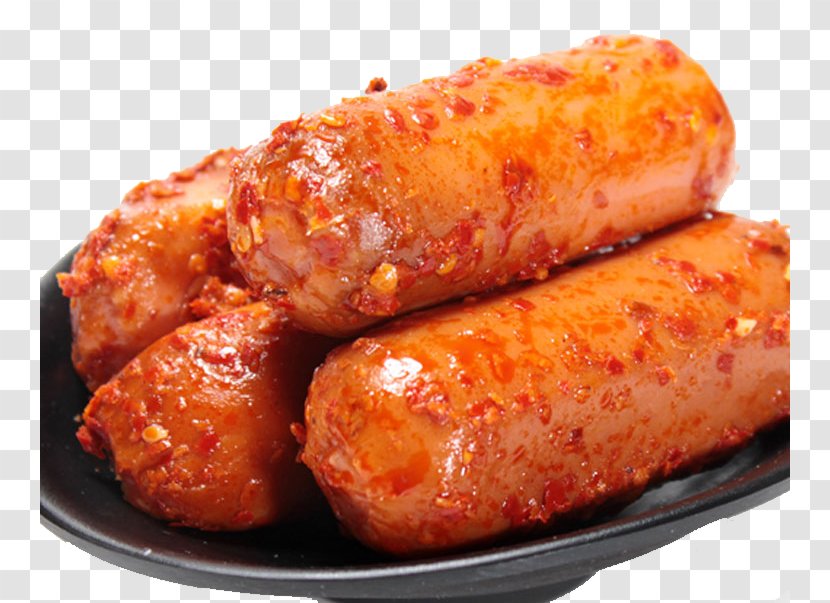 Hot Dog Chinese Sausage Italian Ham - Mala Sauce - Spicy Dogs Transparent PNG