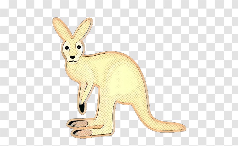 Pop Art Retro Vintage - Wildlife - Red Kangaroo Transparent PNG