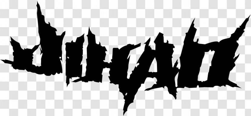 Logo Death Metal Heavy Dingbat Font - Black And White - Graphic Designer Transparent PNG