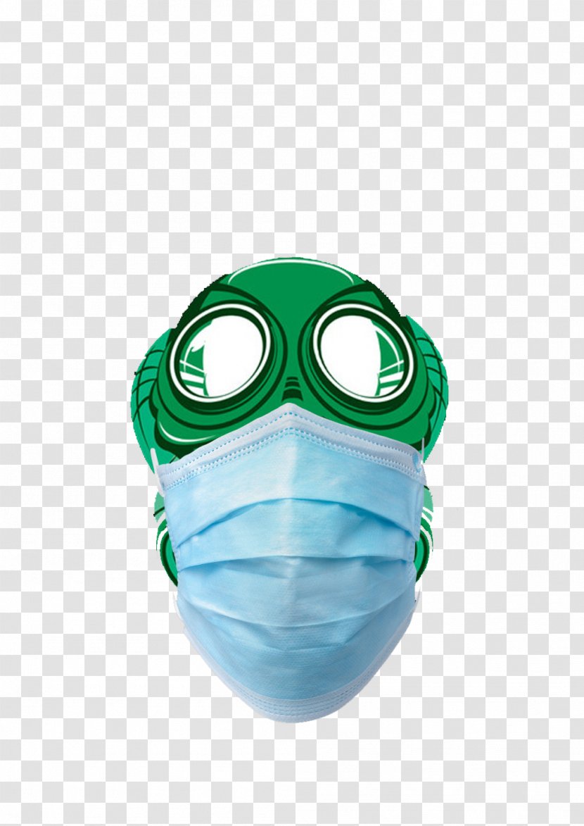 Smog Environmental Protection Fog Poster Advertising - Respirator - Cartoon Mask Transparent PNG