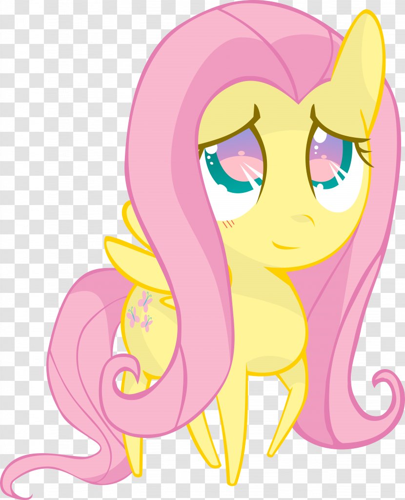 Pony Fluttershy DeviantArt - Watercolor - Pink Pegasus Transparent PNG