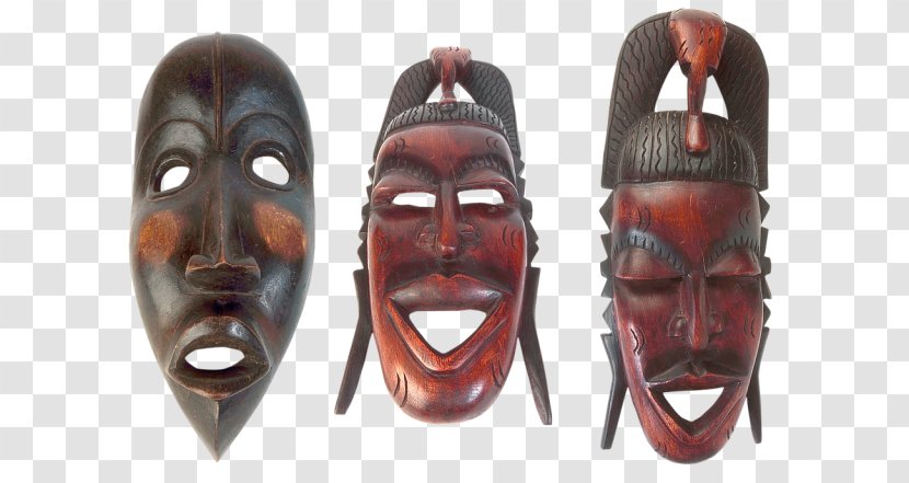 Traditional African Masks Wood Carving - Minimalista Moderno Transparent PNG