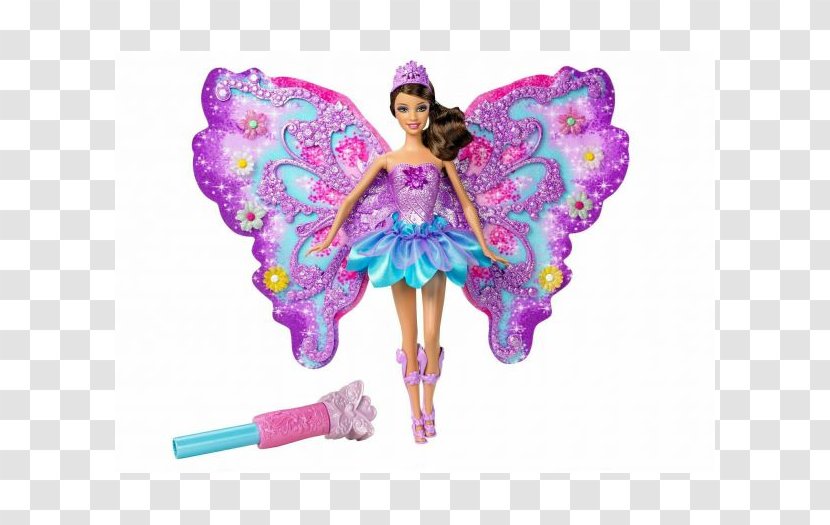 Teresa Barbie Mariposa And The Fairy Princess Doll Toy - Pollinator - Flower Transparent PNG
