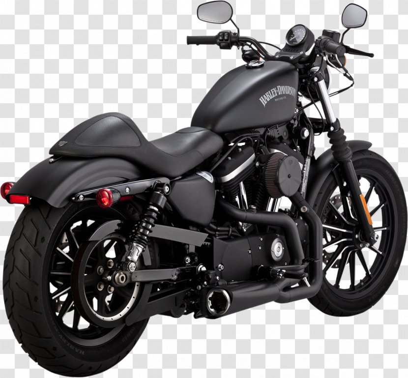 Exhaust System Harley-Davidson Sportster Custom Motorcycle - Motor Vehicle Transparent PNG