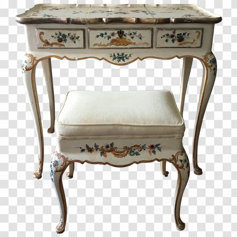 Bedside Tables Drawer Furniture Lowboy - Shabby Chic - Hand Painted Transparent PNG