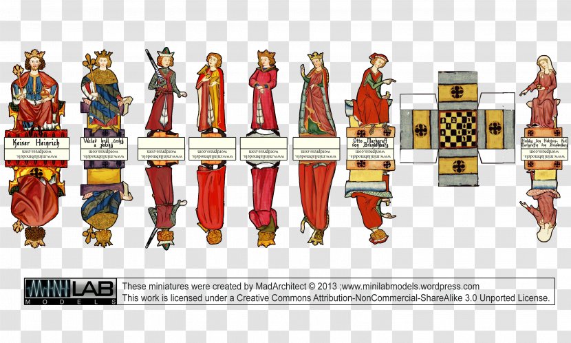 Codex Manesse Knight Miniature Tournament Manuscript Transparent PNG