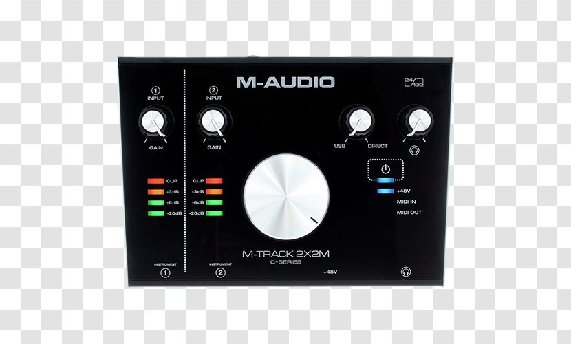 M-Audio M-Track 2X2M MIDI Musical Instruments - Sound Cards Audio Adapters - M-audio Transparent PNG