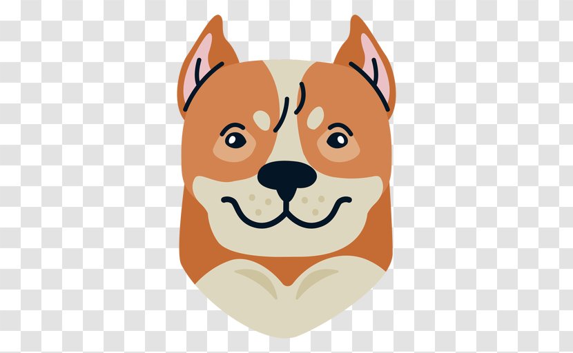 Shiba Inu Cartoon - Bulldog - Fox Smile Transparent PNG