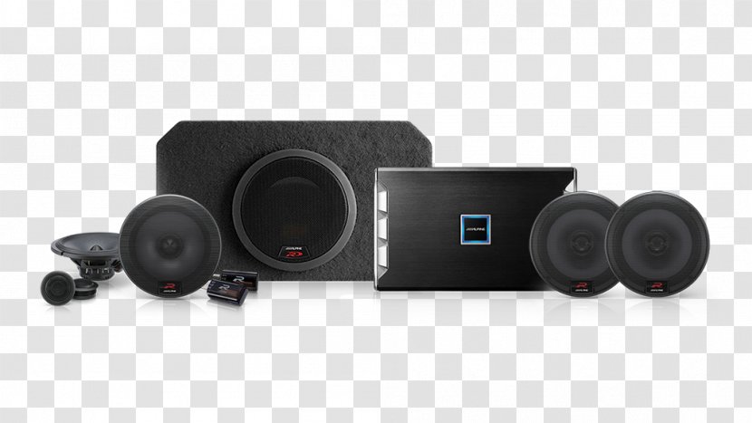 Computer Speakers Subwoofer Alpine Electronics Loudspeaker Car - Amplifier - Sound System Transparent PNG
