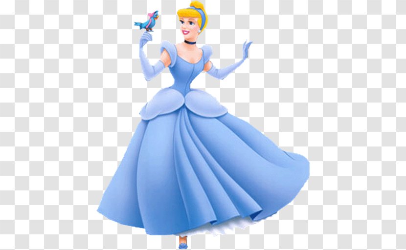 Cinderella Disney Princess Animated Film The Walt Company Cartoon - Electric Blue - Toy Transparent PNG