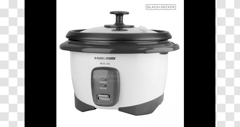 Rice Cookers Black & Decker Food Steamers Lid Home Appliance - 1800 Transparent PNG