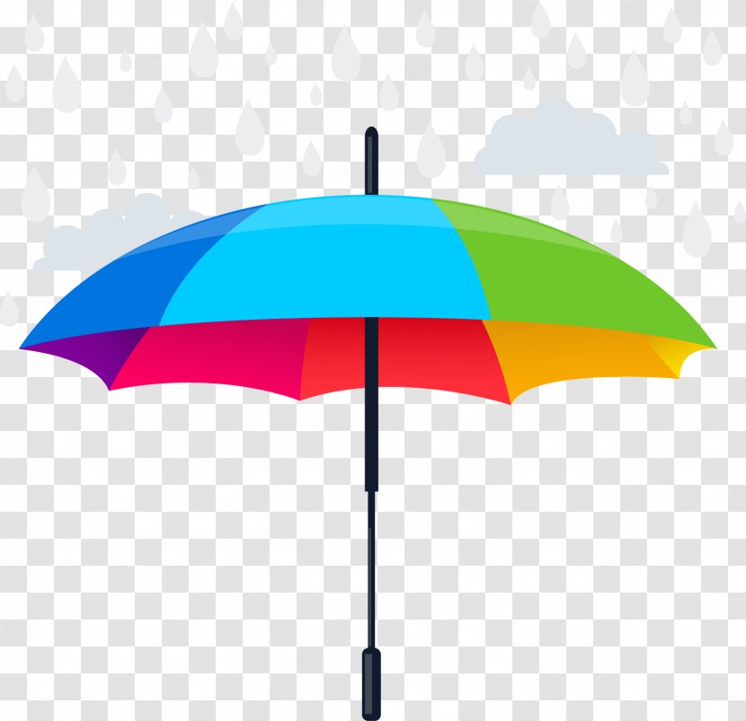 Name Meaning - Umbrella - Rainbow Color Design Vector Material Transparent PNG