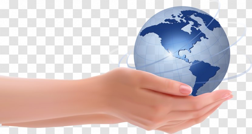 Earth Royalty-free Photography Clip Art - Holding Hands - Globes Transparent PNG