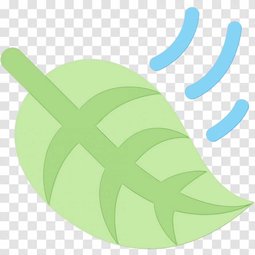 Green Leaf Turquoise Hand Transparent PNG