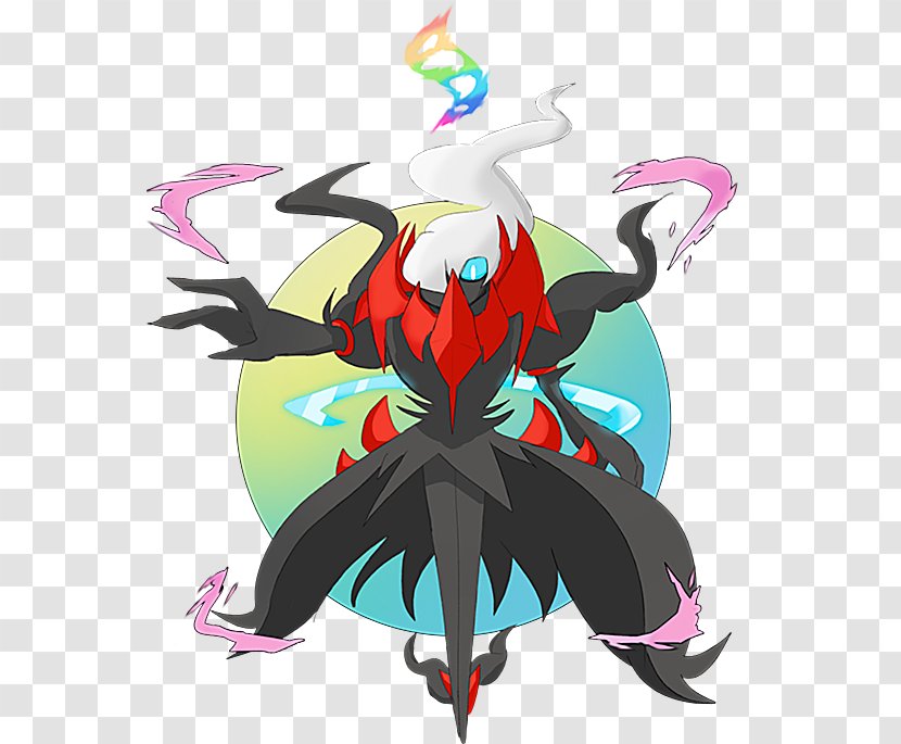 Darkrai Drawing Art Cresselia - Watercolor - Flower Transparent PNG